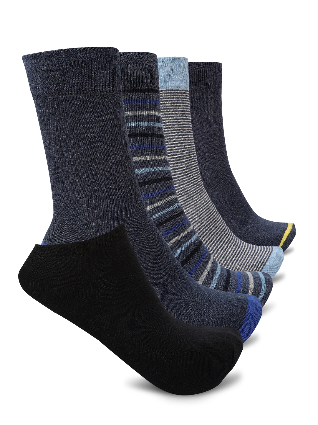 Smarty Pants | Smarty Pants men's pack of 5 solid and printed cotton socks.  0