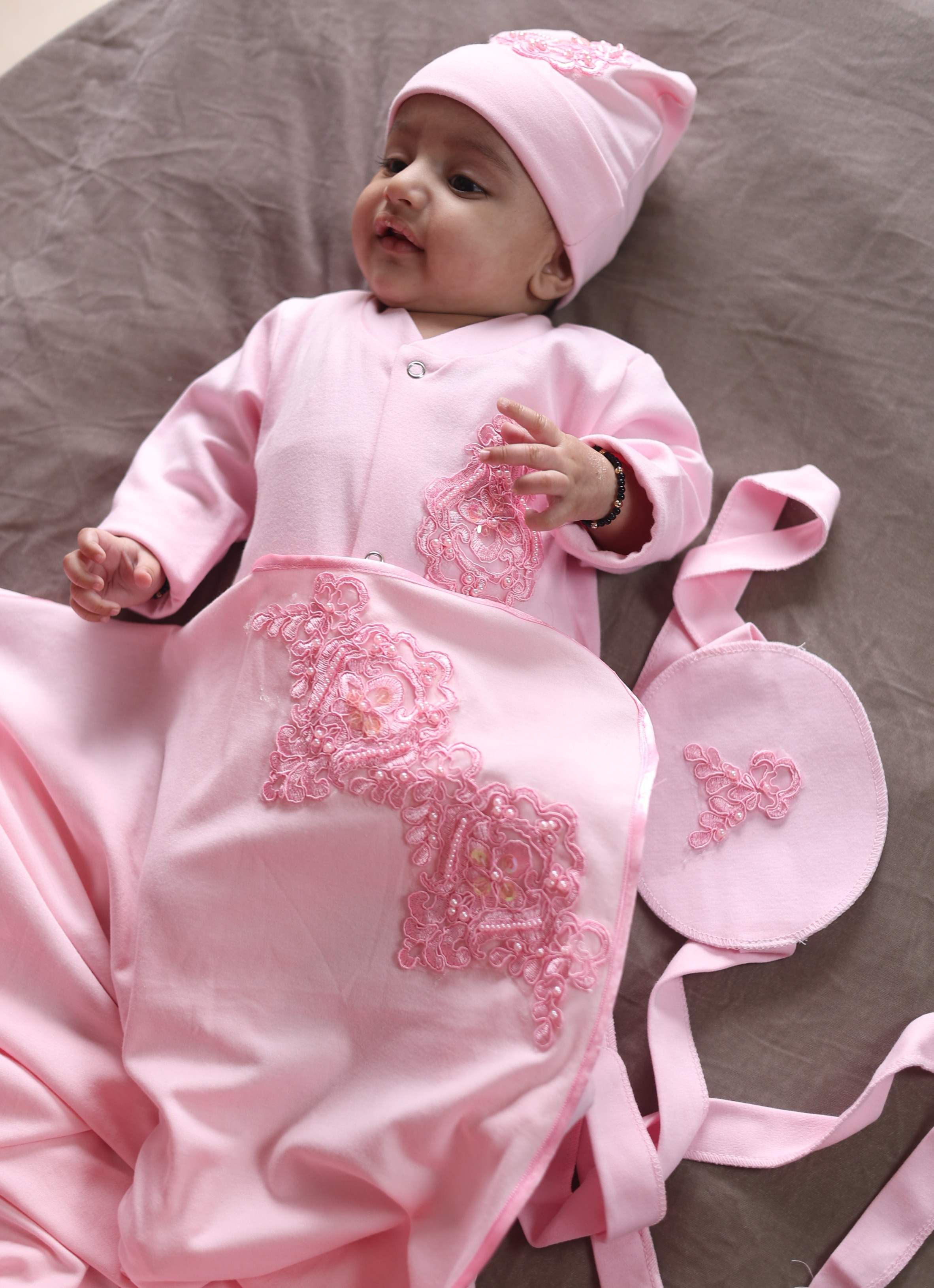 BubbleGum Breeze Romper Set