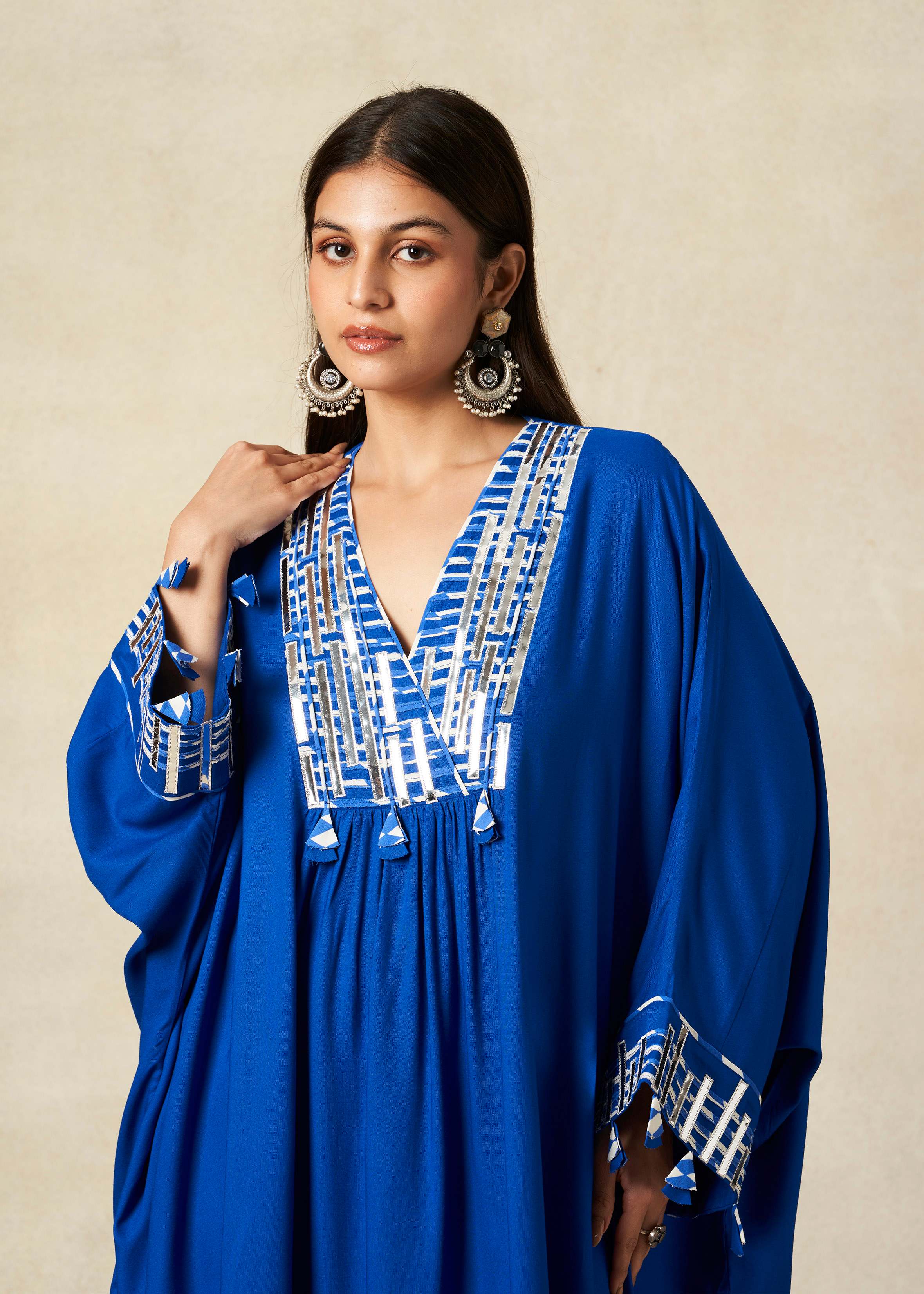 Royal Blue Kaftan Tunic
