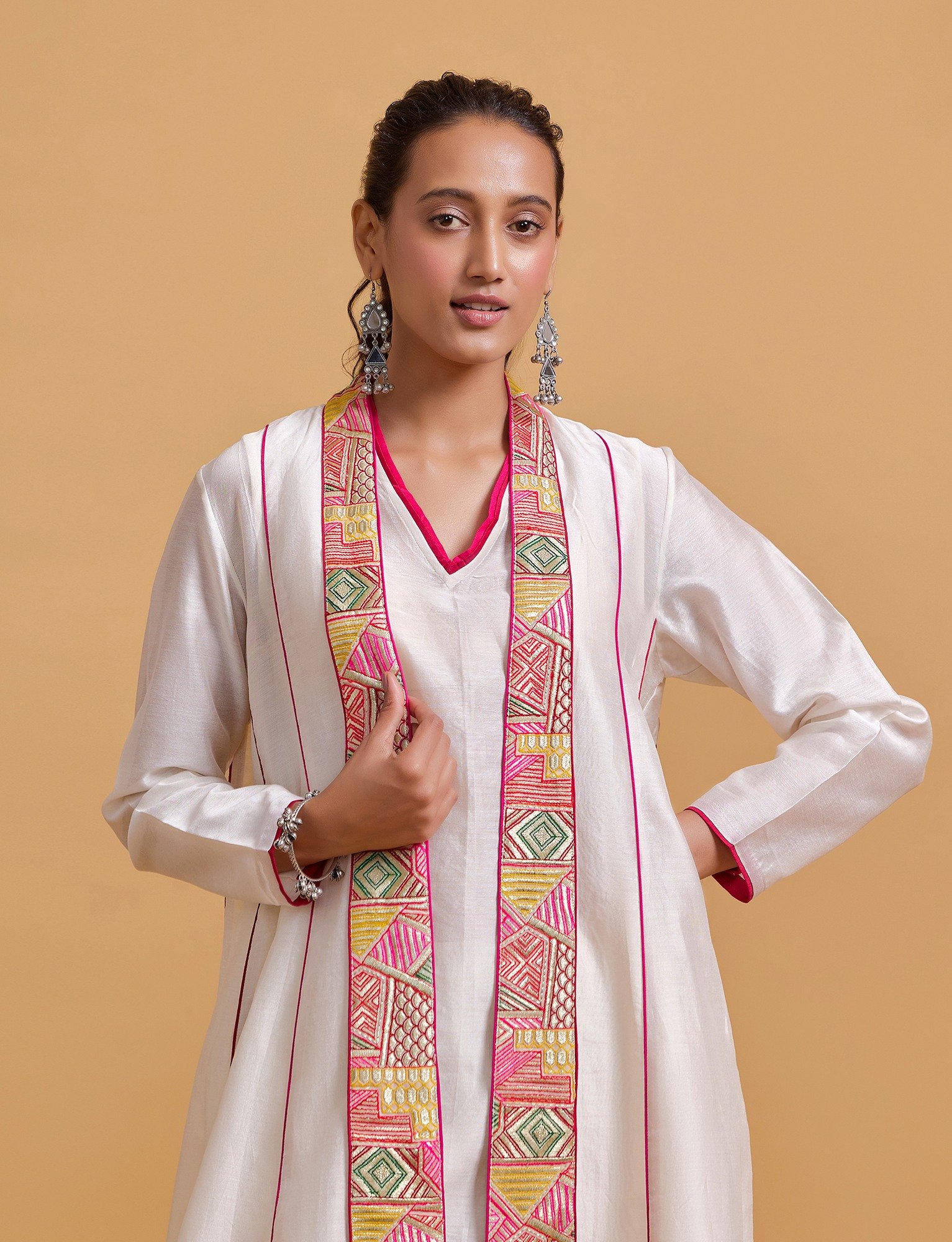 Mithai Offwhite Coat Set