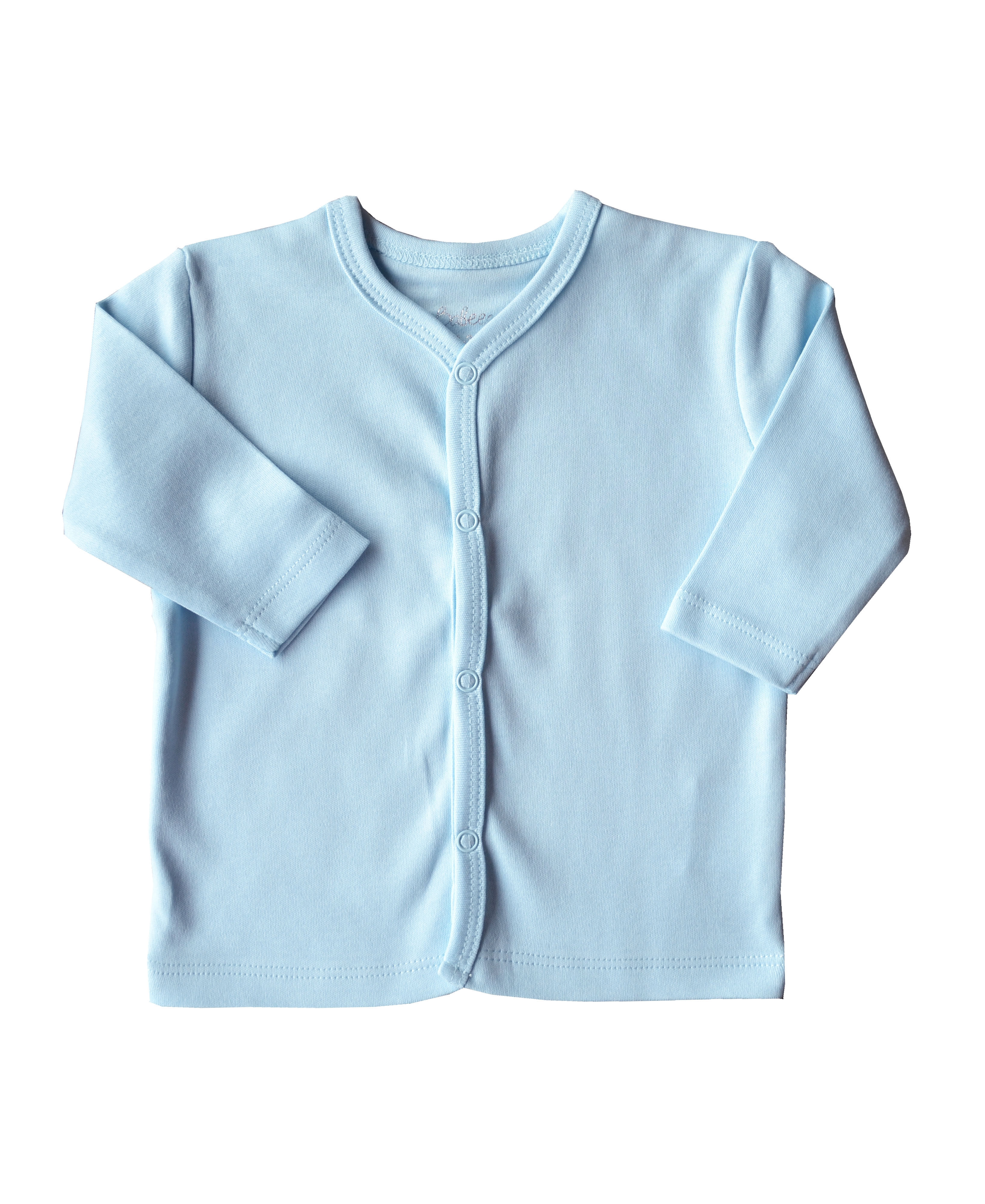 Babeez | Blue Long Sleeve Jhabla (100% Cotton Interlock Biowash) undefined