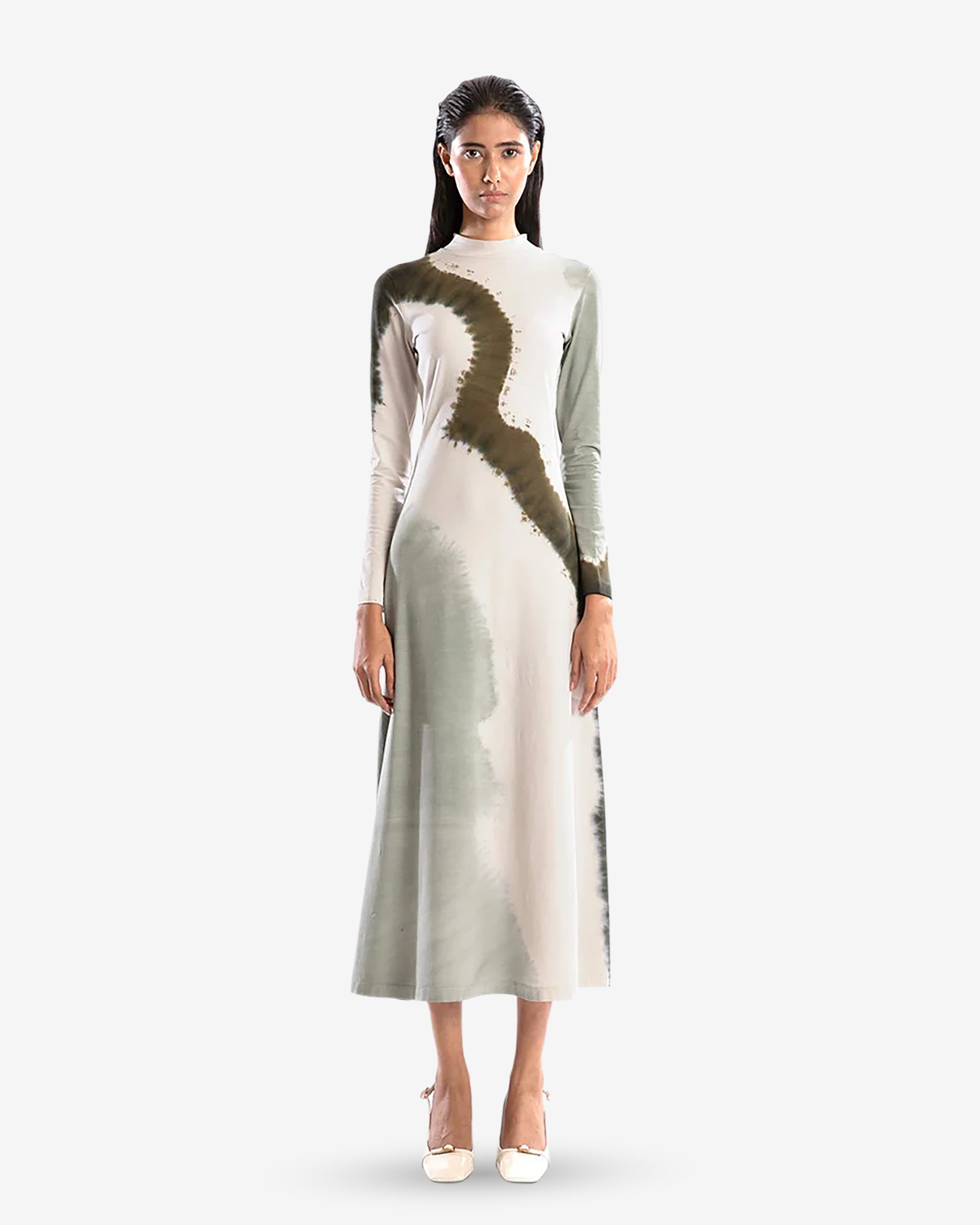 Tie Dye A Line Dress