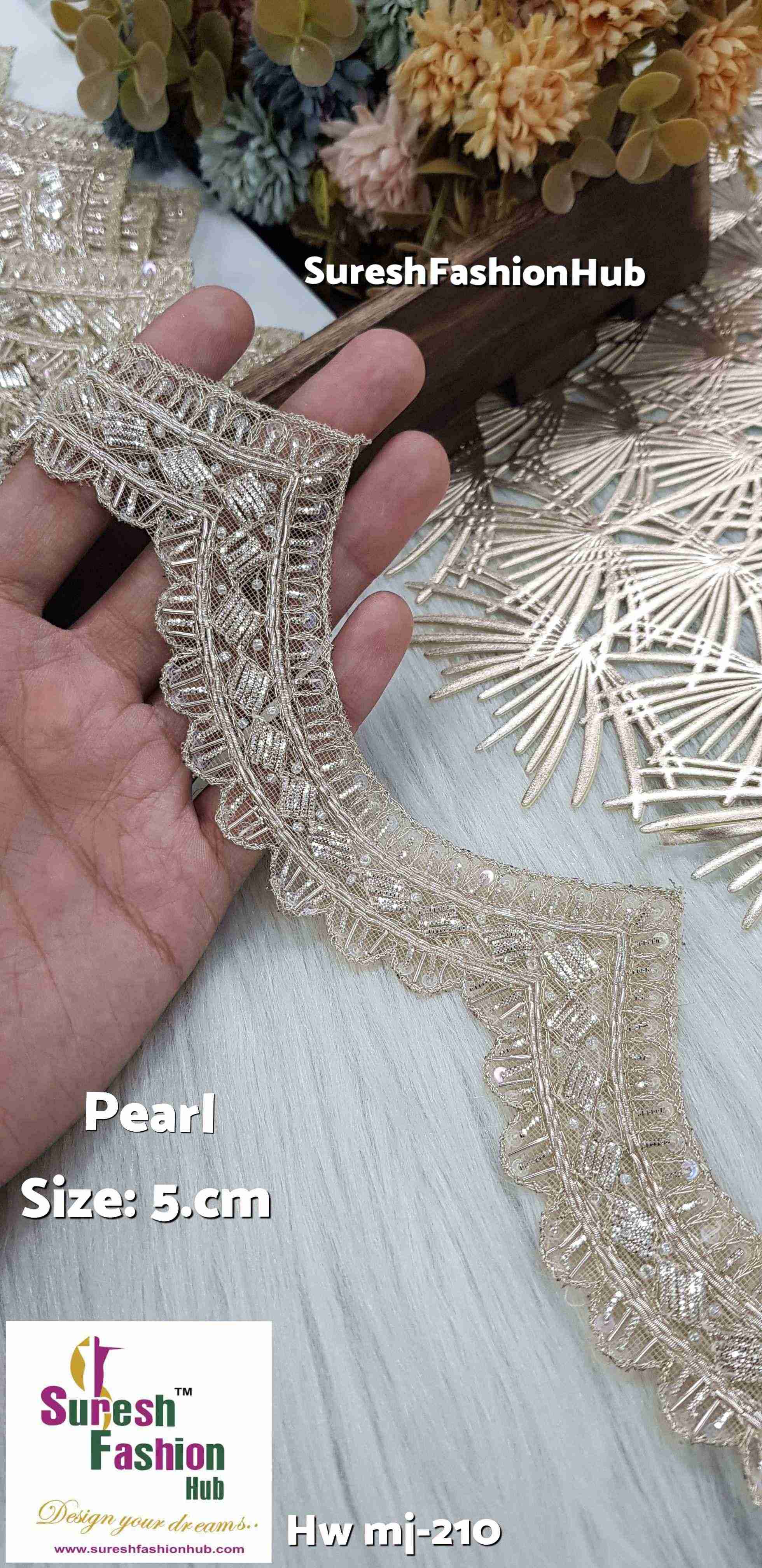 Pearl Handmade Cutwork Lace