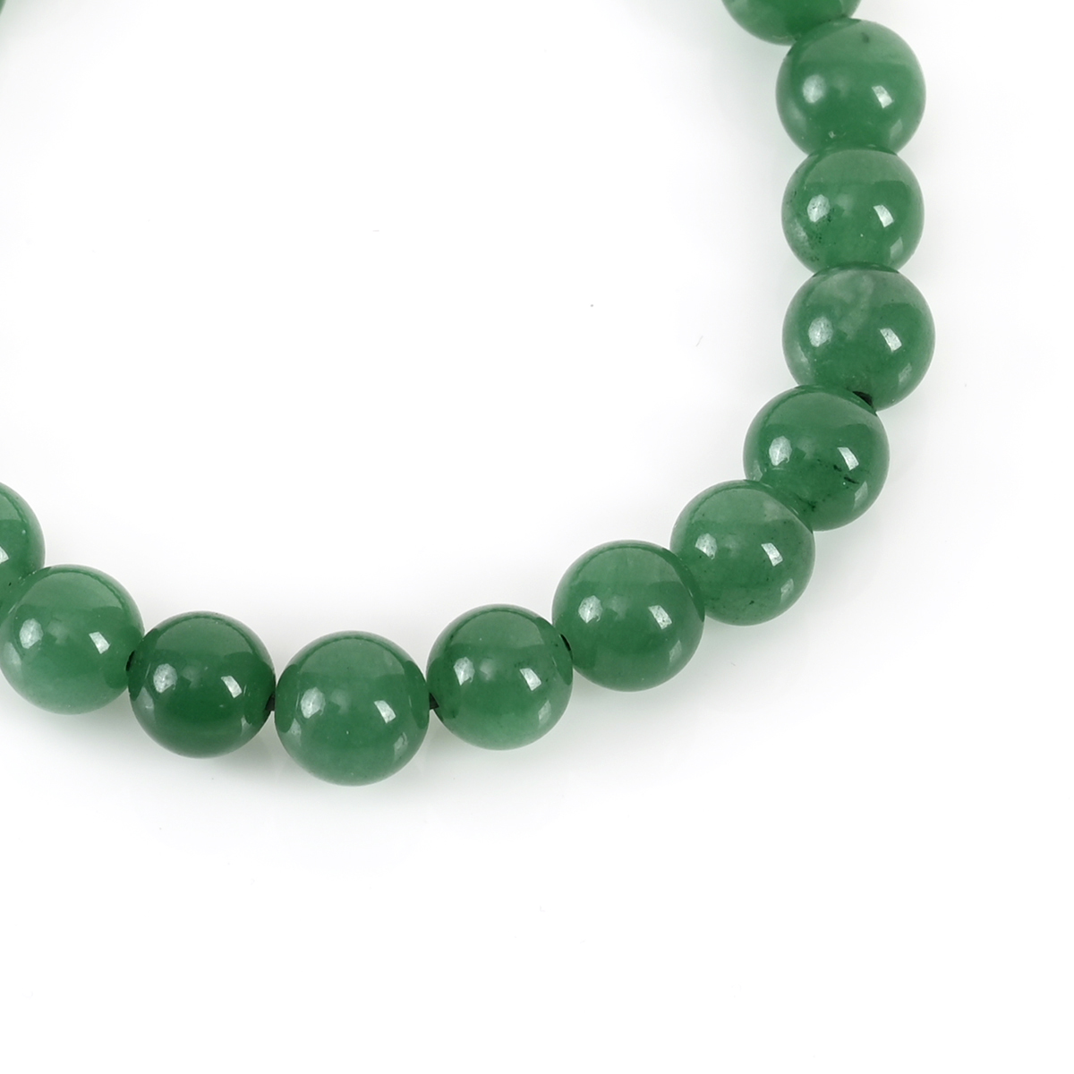 Shiv Ratan Kendra Green Avenchurine Stretchable Bracelets
