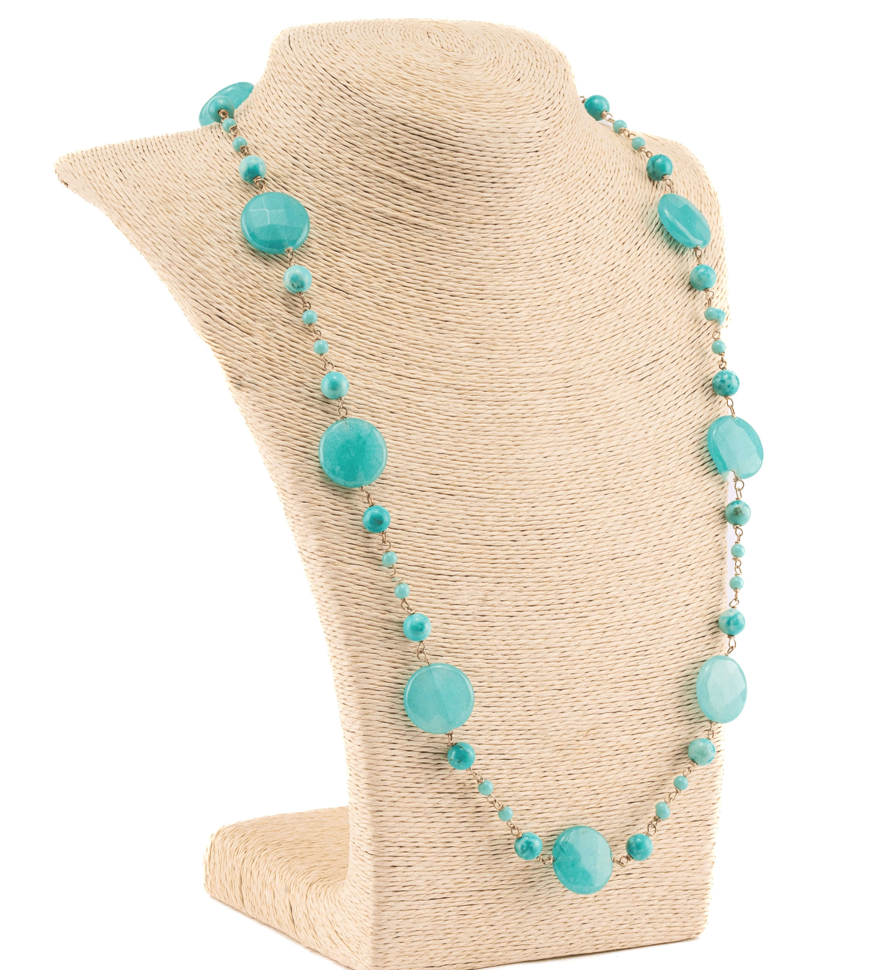 Torquise long necklace