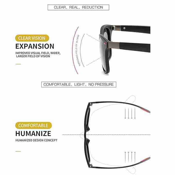 AUGEN Unisex Adult Sport Sunglasses (Grey Frame, Black Lens) (Medium) - Pack of 1