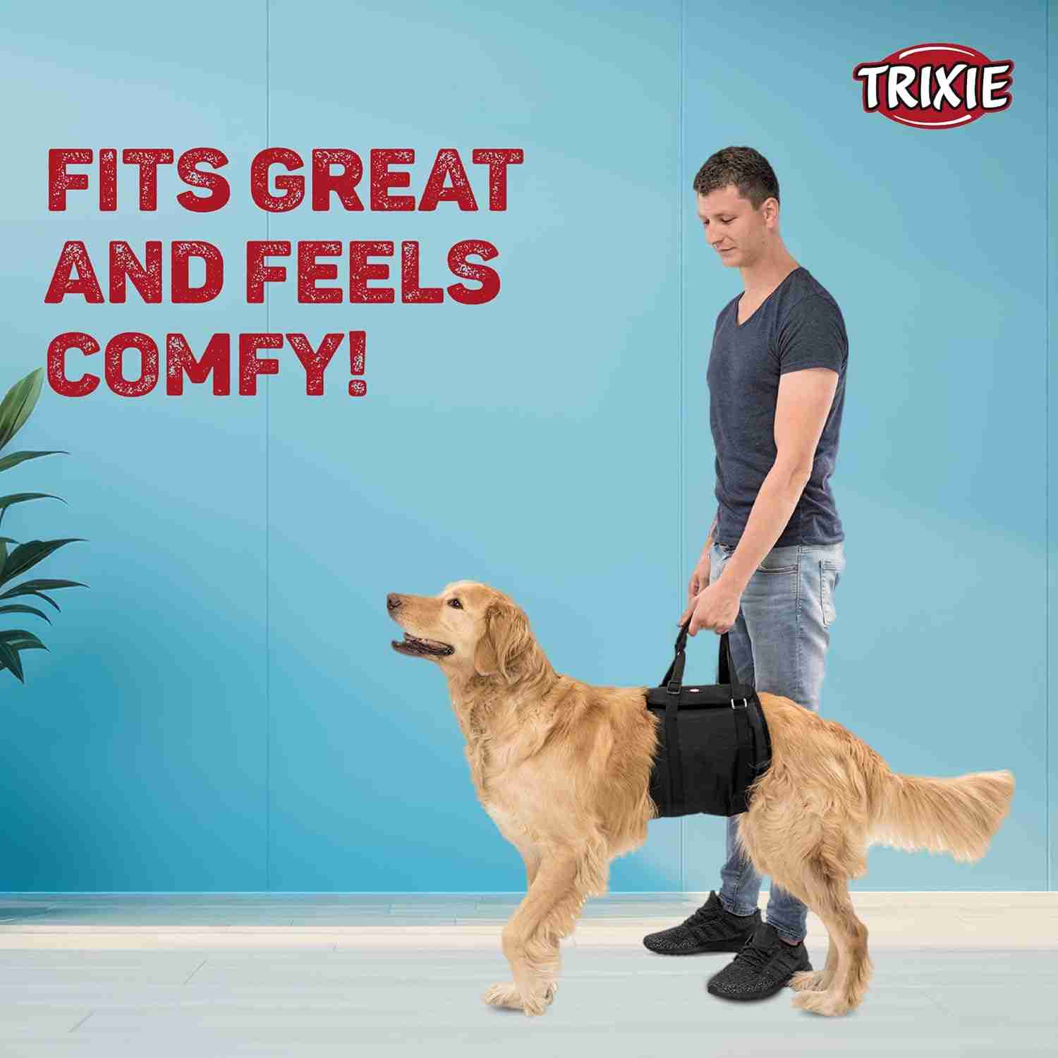 Trixie Lifting Aid for Dogs (Black)