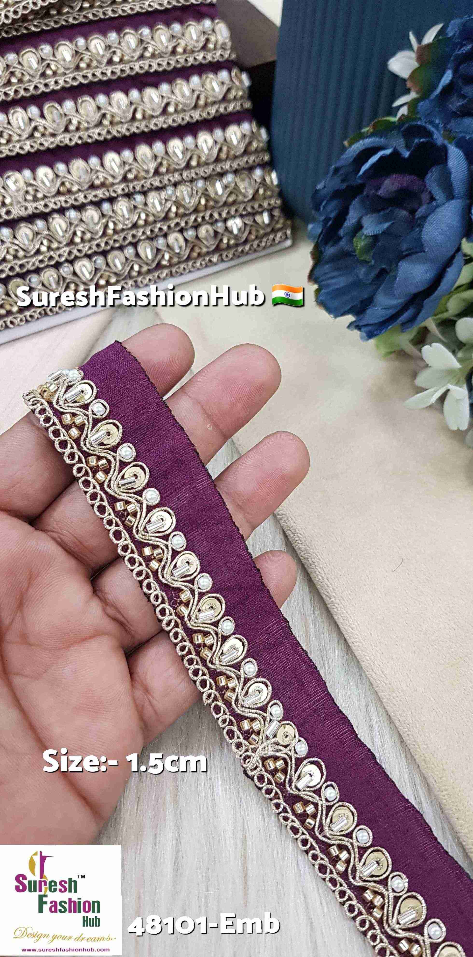 Wine Radiance Lace Trim