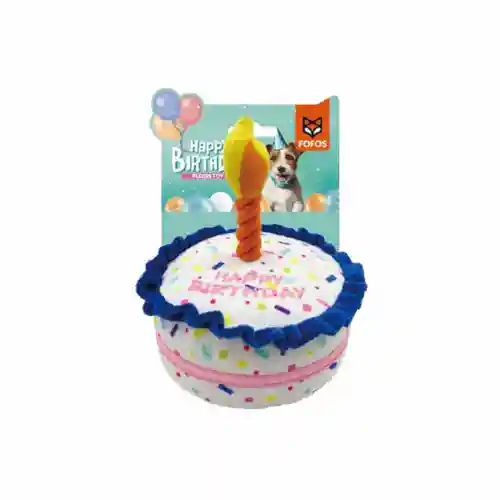 Barkbutler Fofos Birthday Cake Plush Toy for Dogs