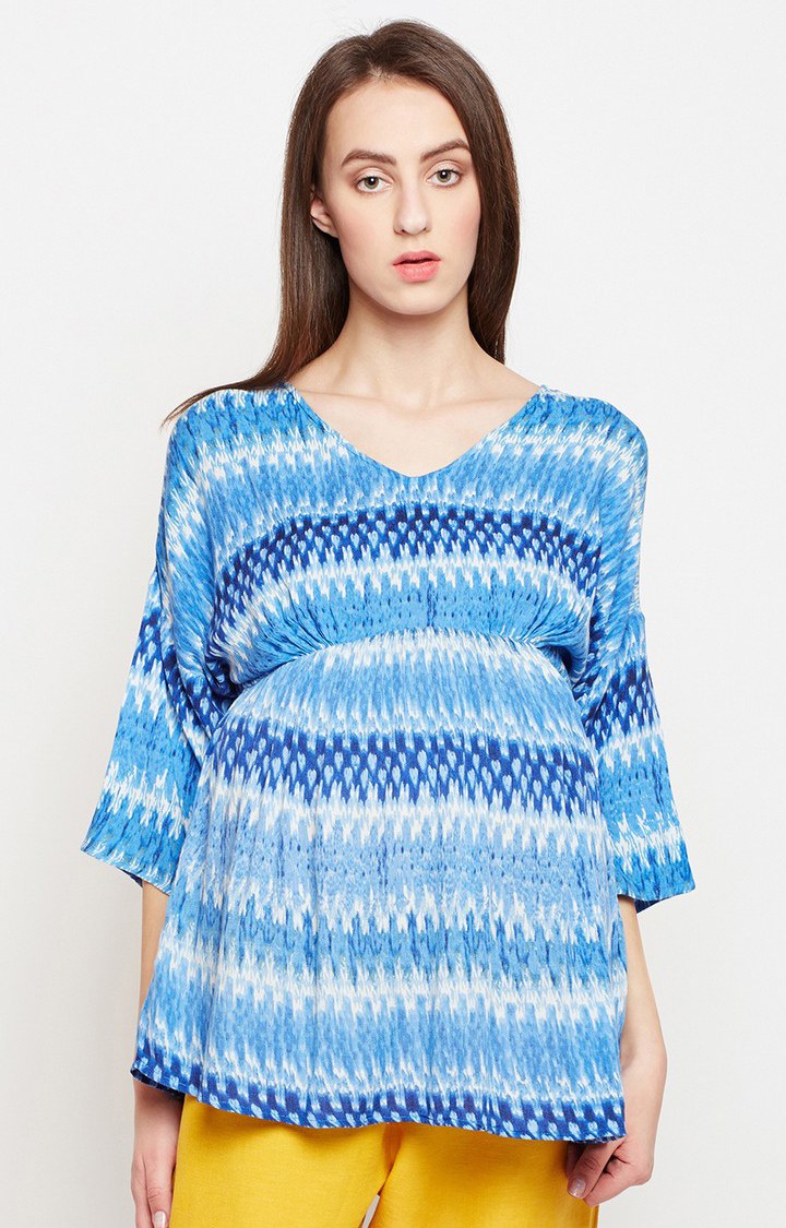 Oceanic Wave Motherly Top