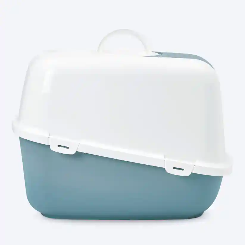 Savic Nestor Jumbo Cat Litter Box - Cold Gray