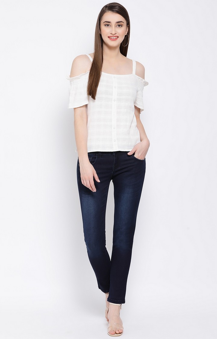 Ivory Renata Strap Women’S Top