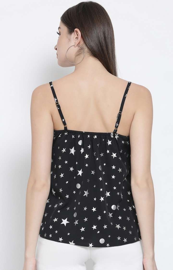 Astro Blaze Ruffle Overlay Women’S Top