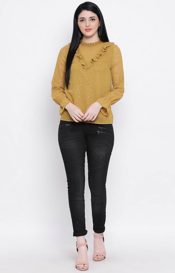 Gold Class Frill Women Top