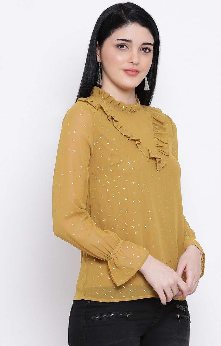 Gold Class Frill Women Top