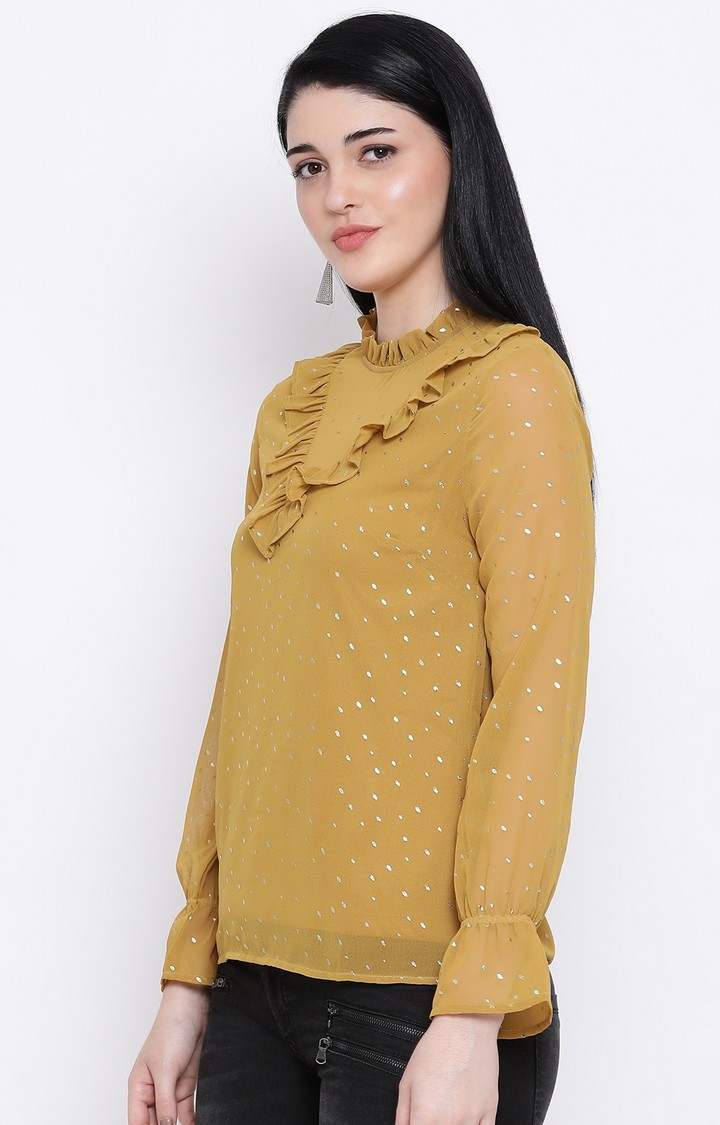Gold Class Frill Women Top