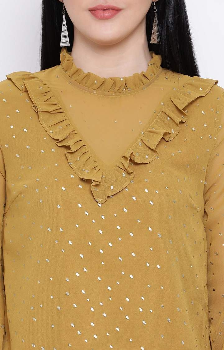 Gold Class Frill Women Top