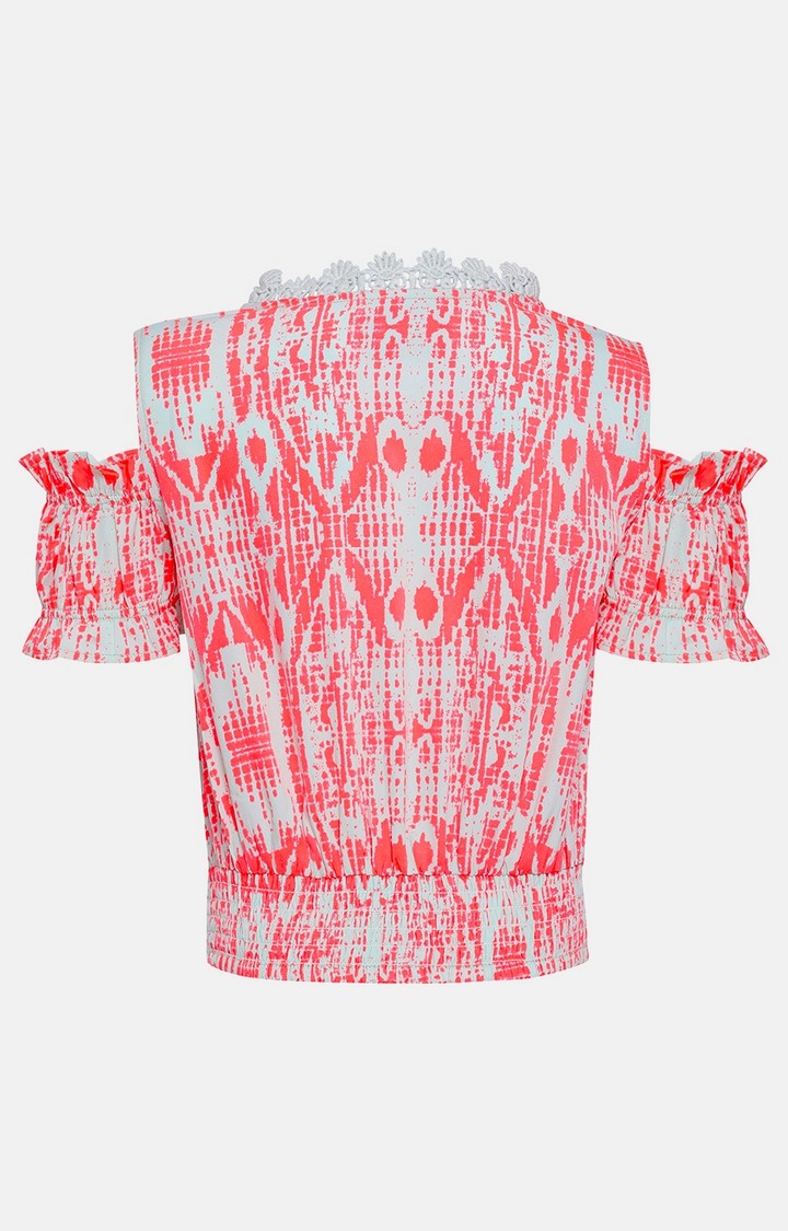Abstract Angelic Stylized Girl Top