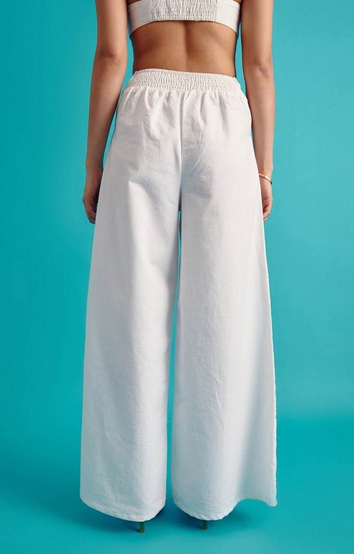 Women's Side Cut-Out Flare Pants