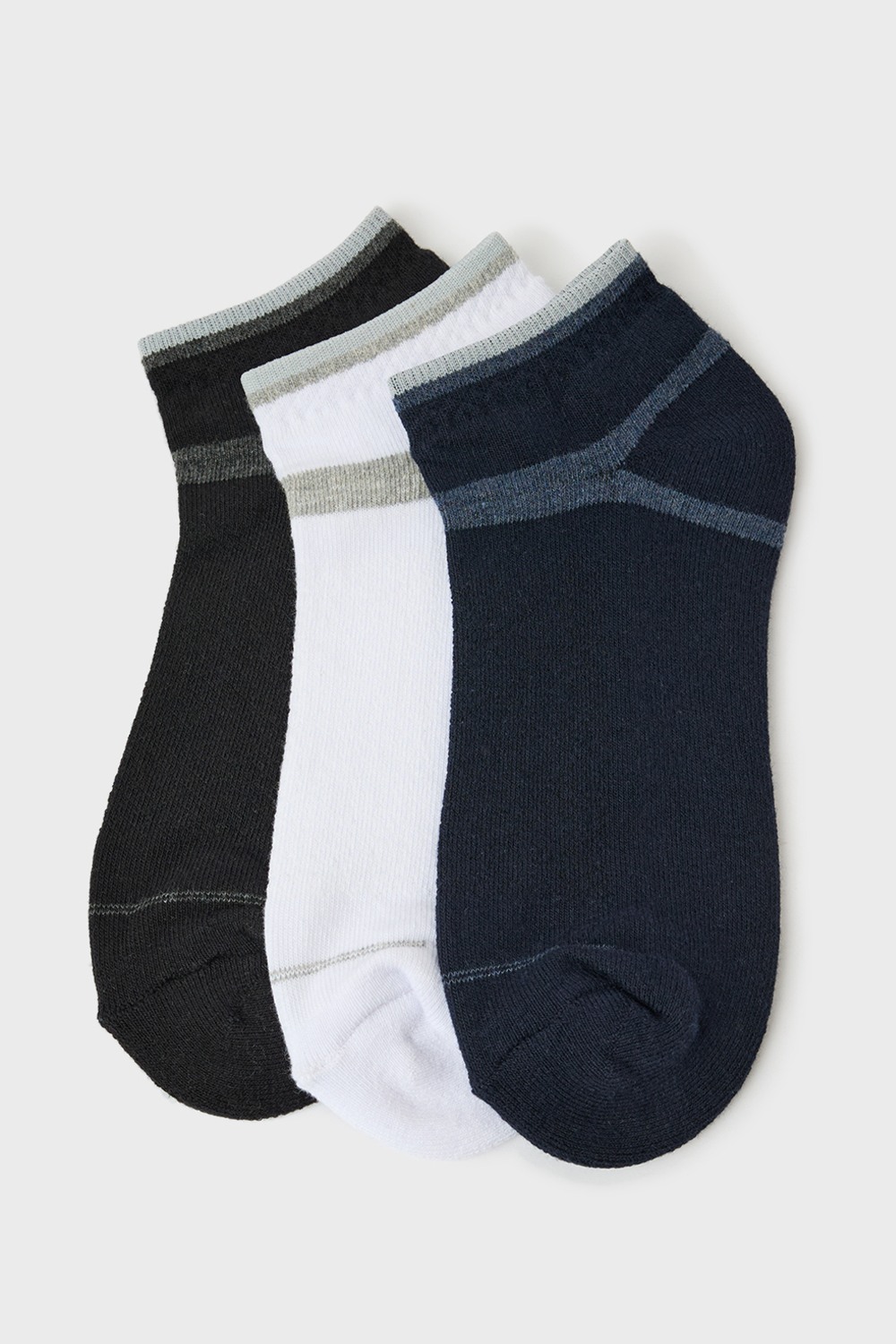 Cotton Men's Ankle Socks Assorted Pack of 3