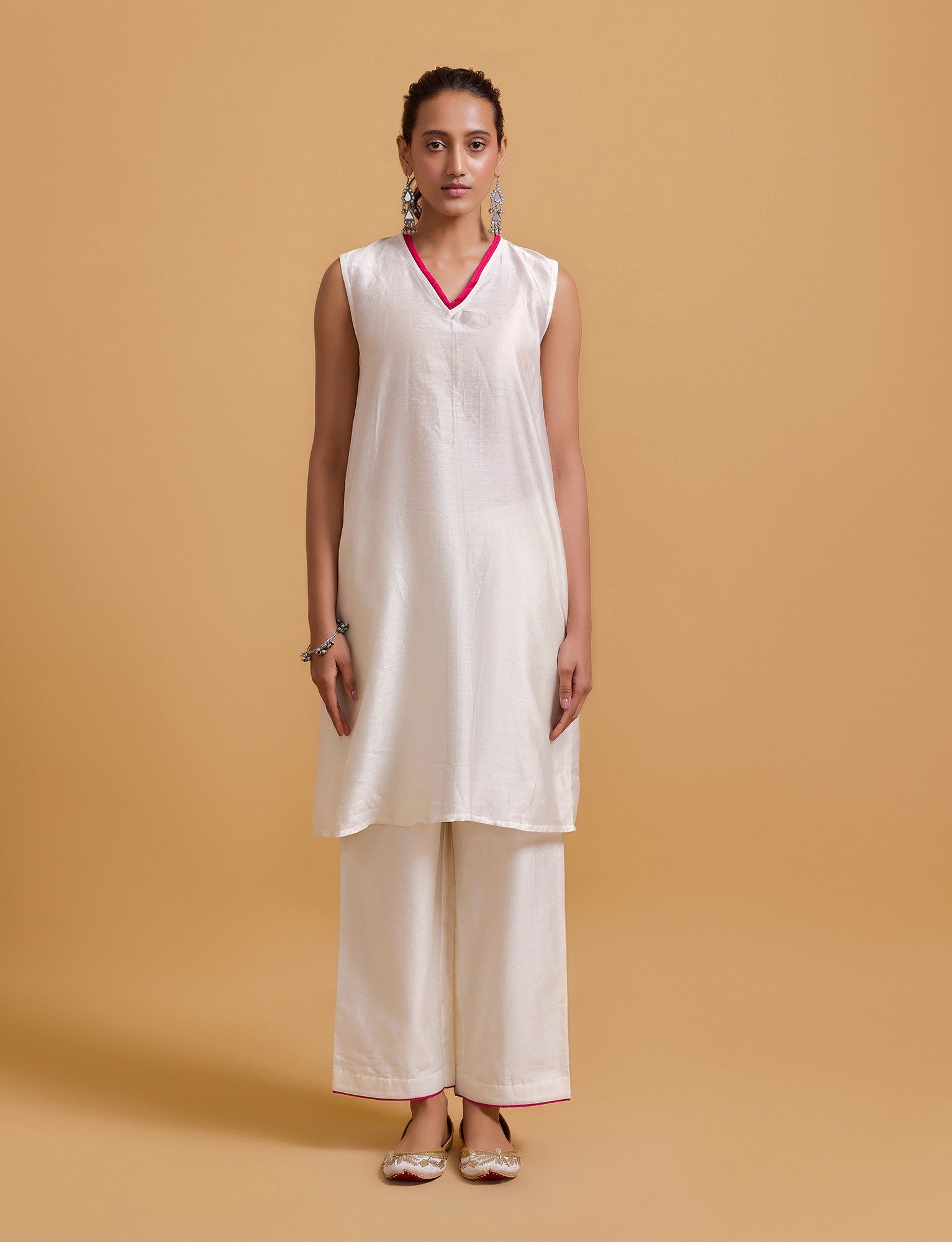 Mithai Offwhite Coat Set