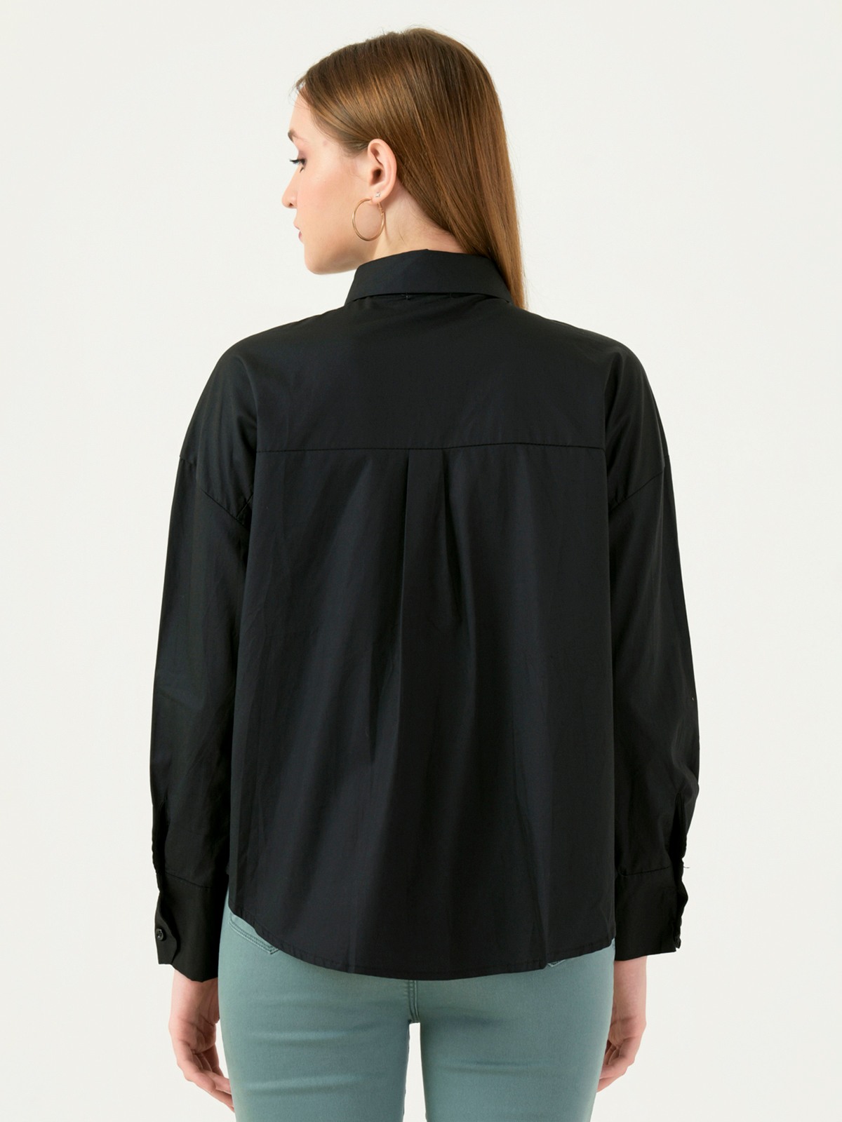 Albion Women Smart Premium Black Casual Shirt
