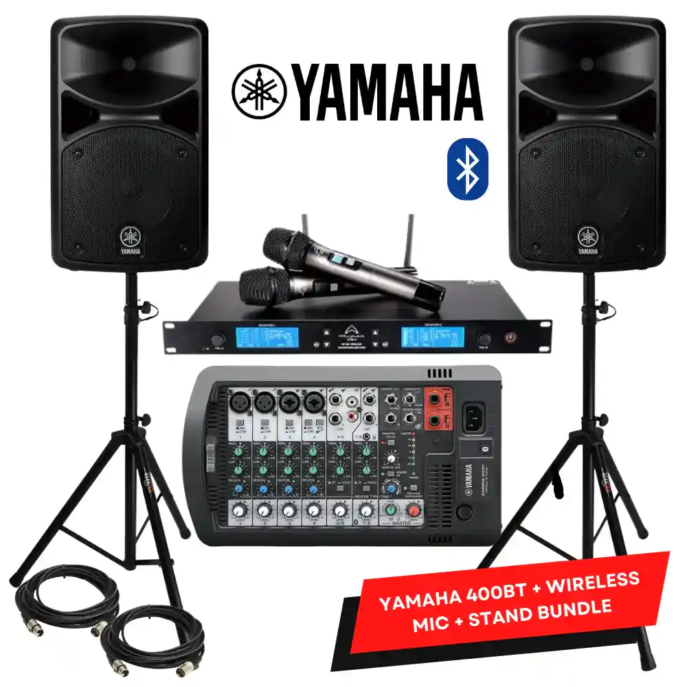 Yamaha STAGEPAS 400BT Portable PA System with 8-Channel Mixer and Bluetooth 9