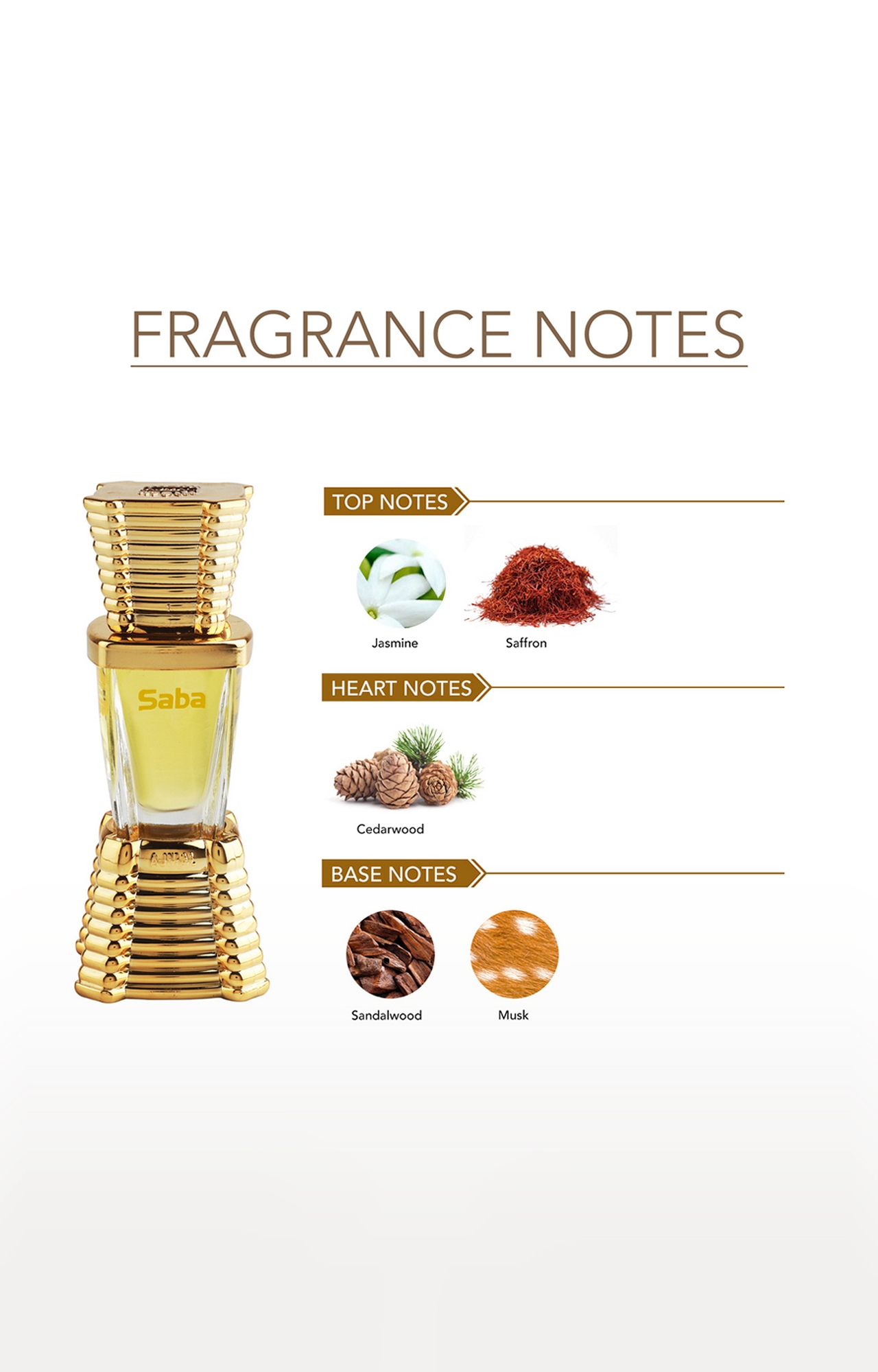 Ajmal | Ajmal Saba Concentrated Perfume Oil 10ml Attar for Men & Women 2