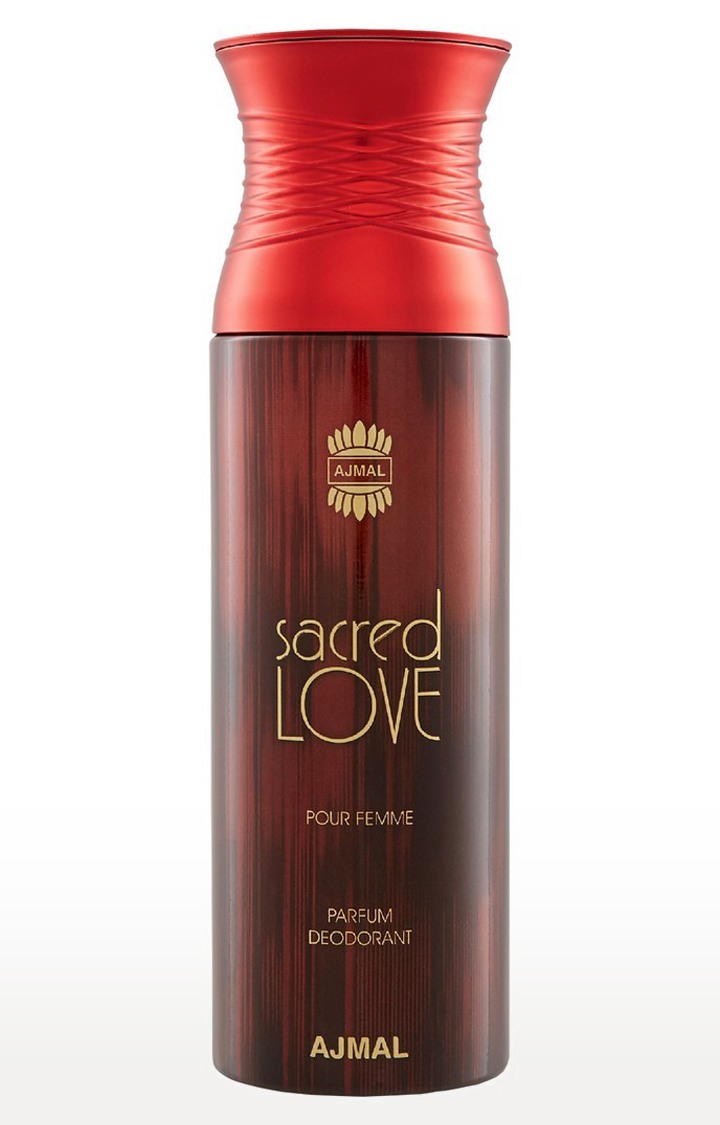 Ajmal Sacred Love EDP Musky Perfume 50ml for Women and Sacred Love Deodorant Musky Fragrance 200ml for WoMen
