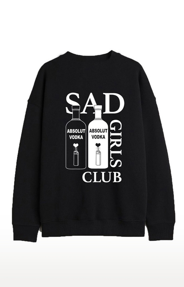 Women's Sad Girls Baggy Sweatshirt