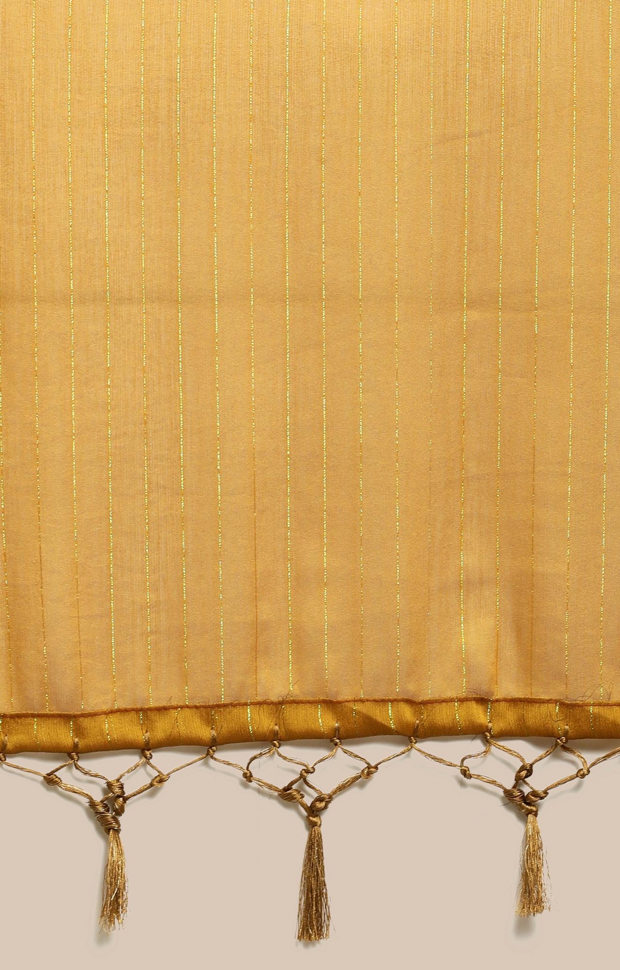 Janasya | Yellow Striped Sarees 4
