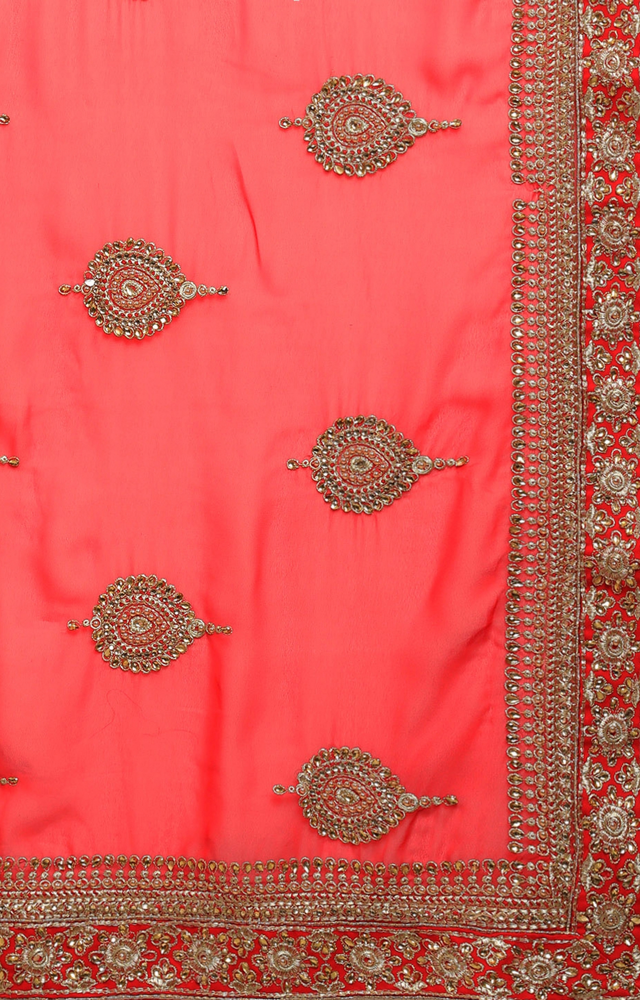 Janasya | Red Embellished Sarees 3