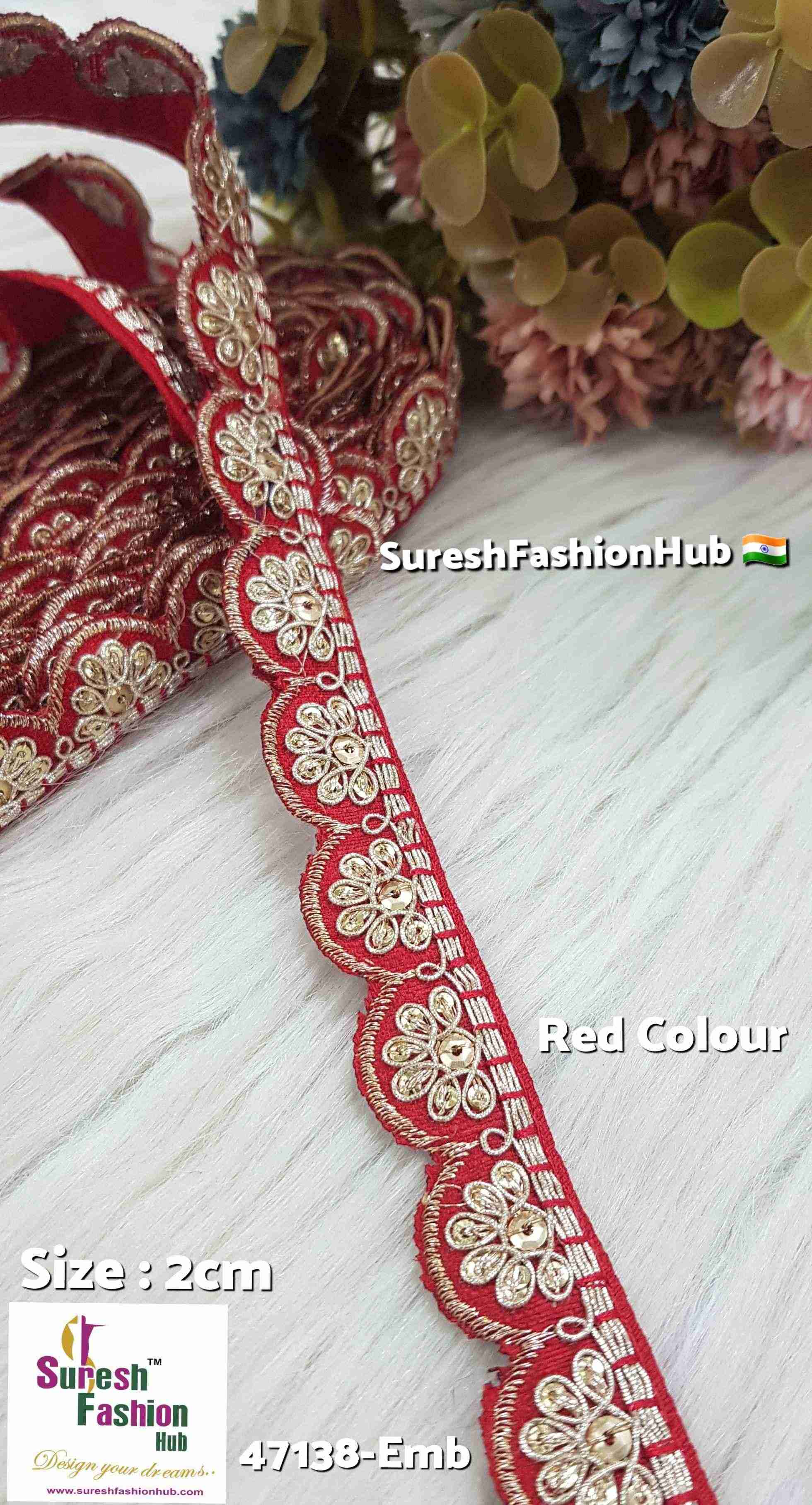 Embroidered lace trim sale