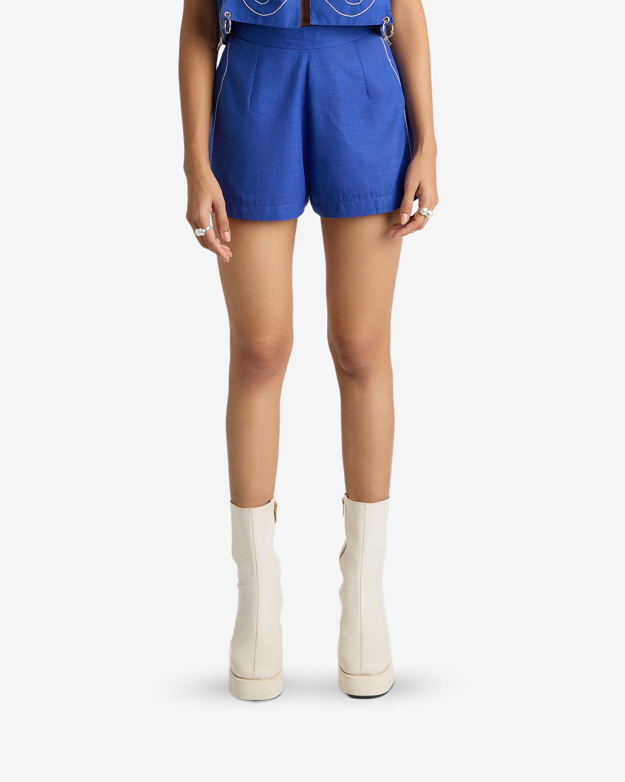 Broken Blue Shorts