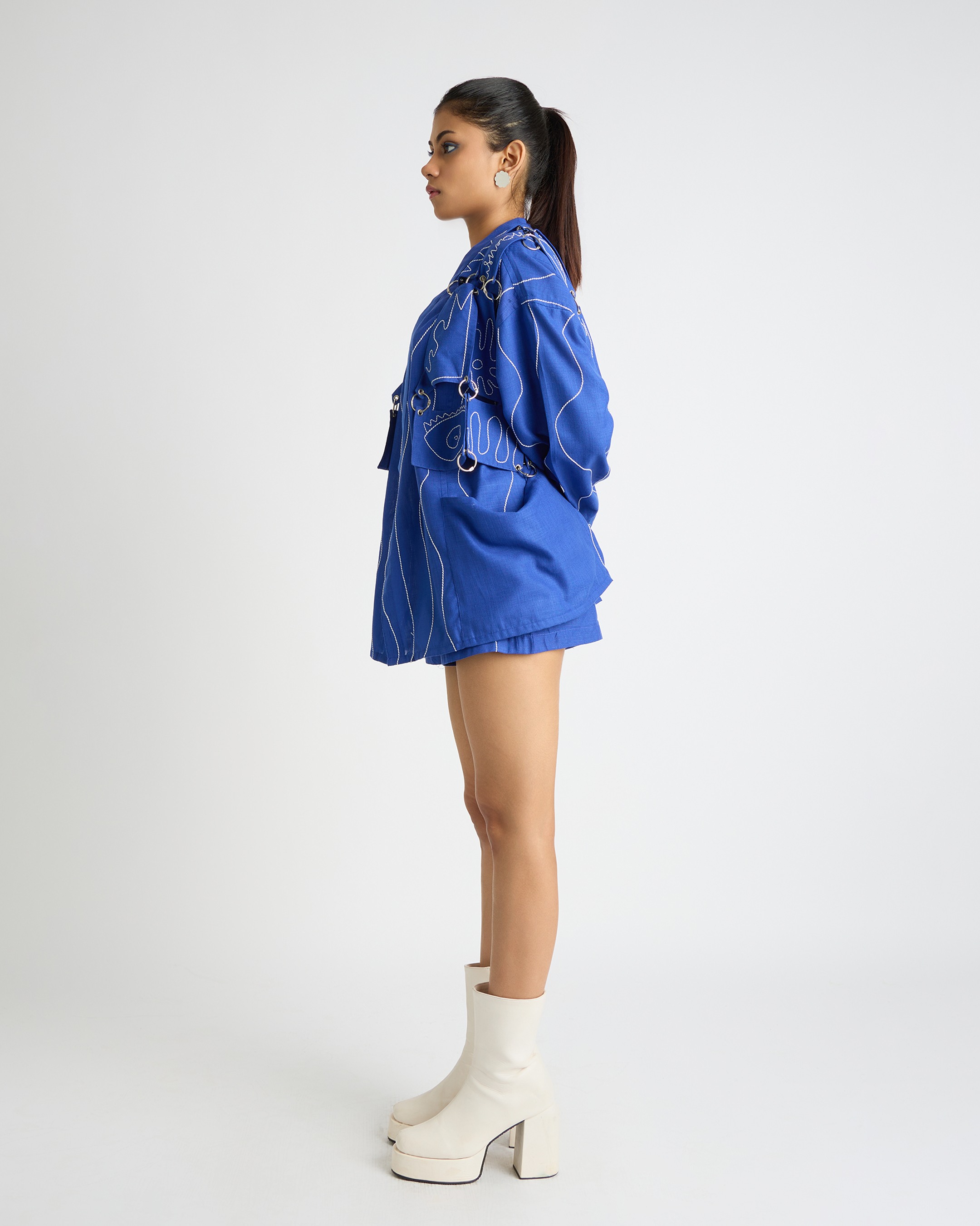 Broken Blue Co-ord Set