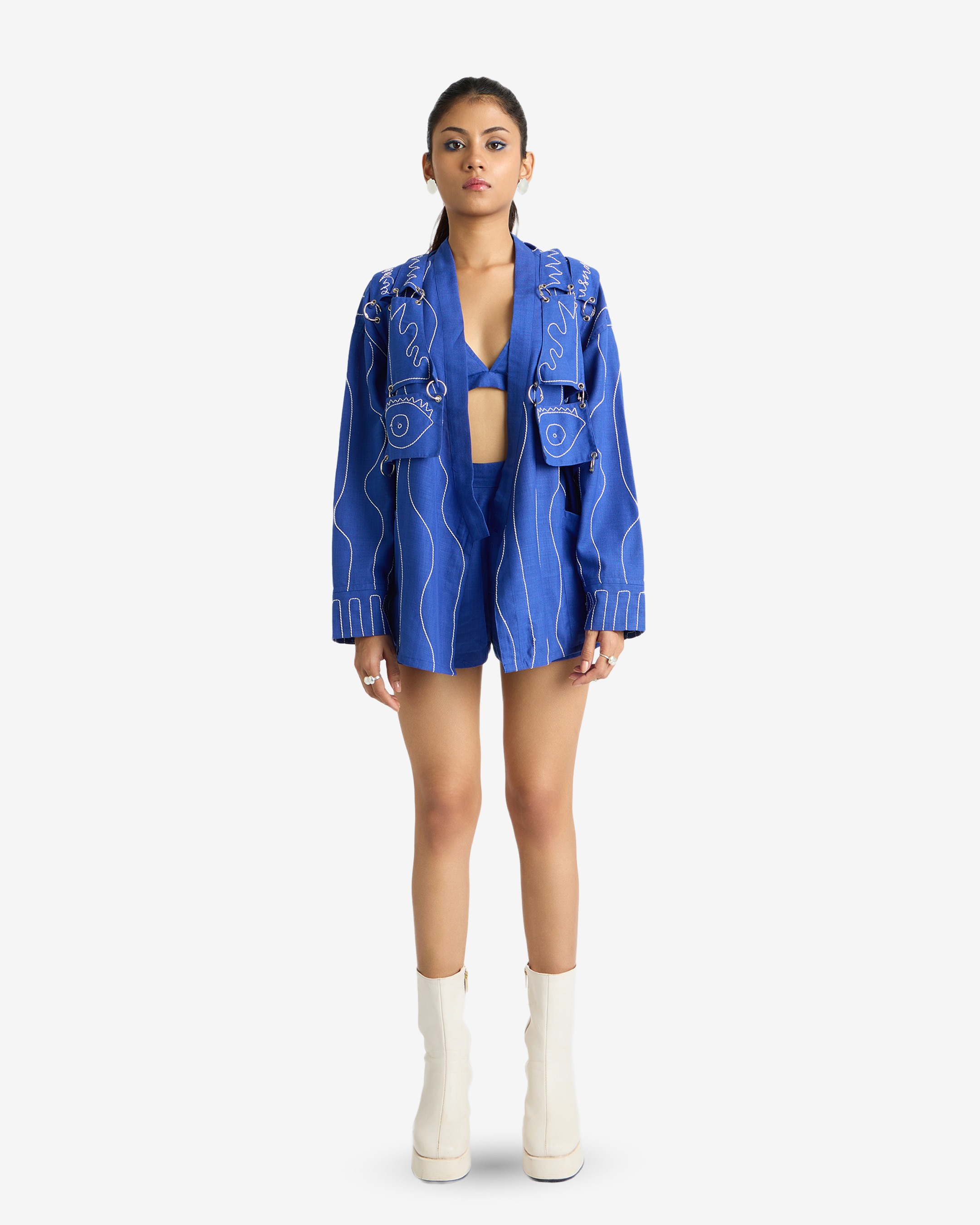 Broken Blue Co-ord Set