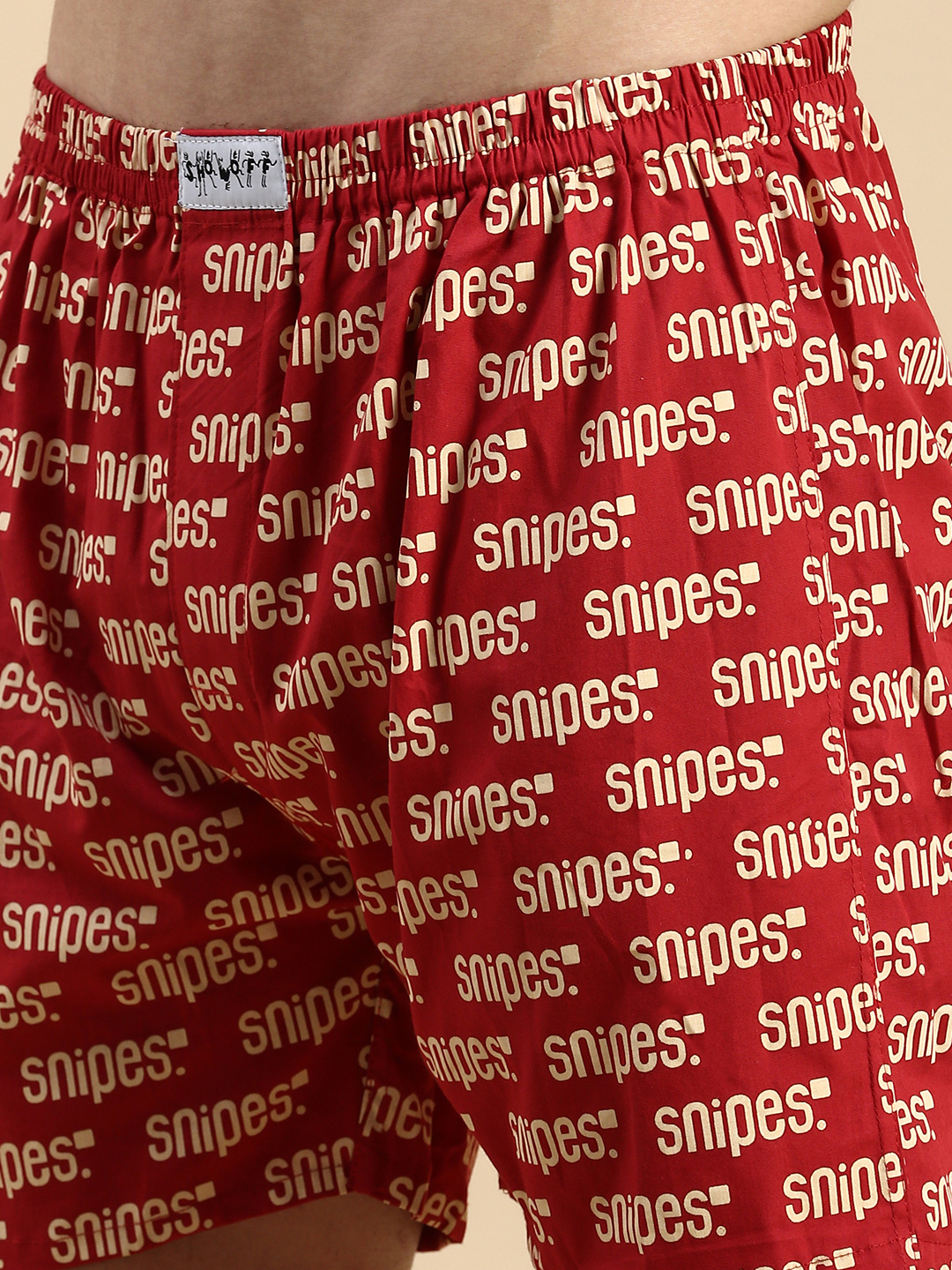 SHOWOFF Men's Printed Red Slim fit Boxer