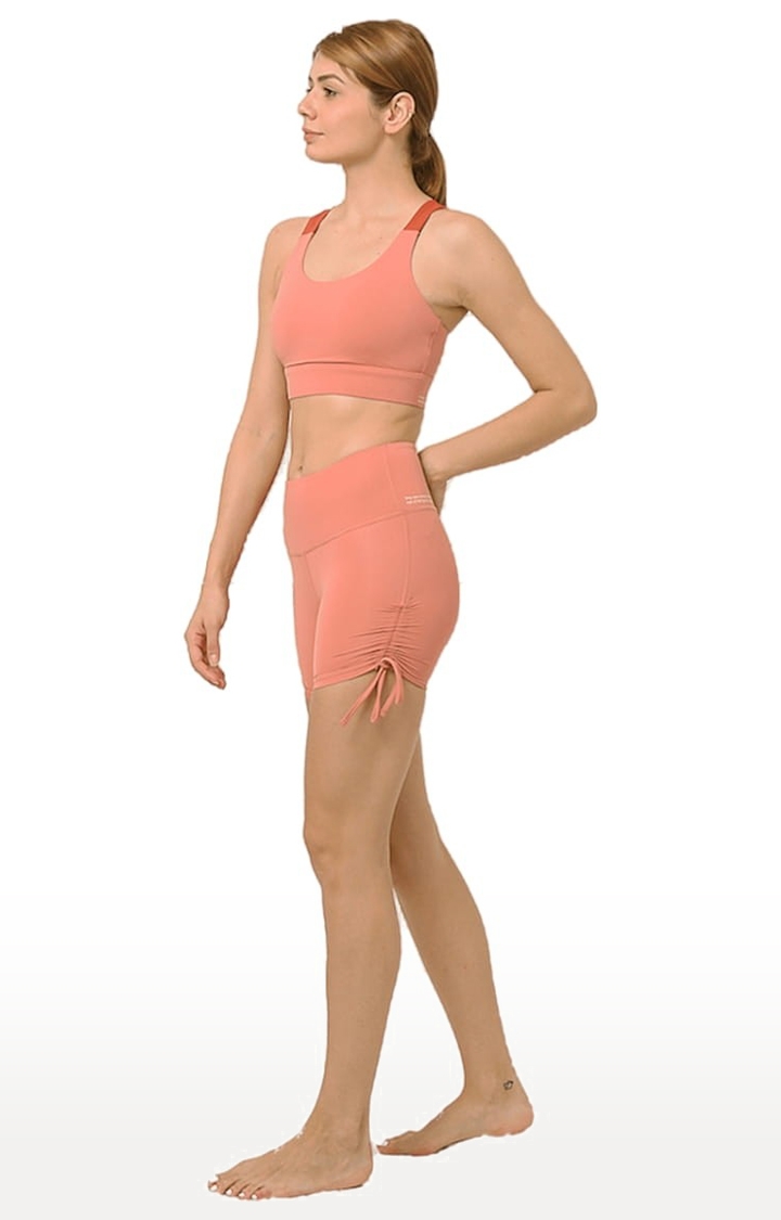 Kosha Yoga Co. | Women's buttR Yoga Sports Bra Pink 1