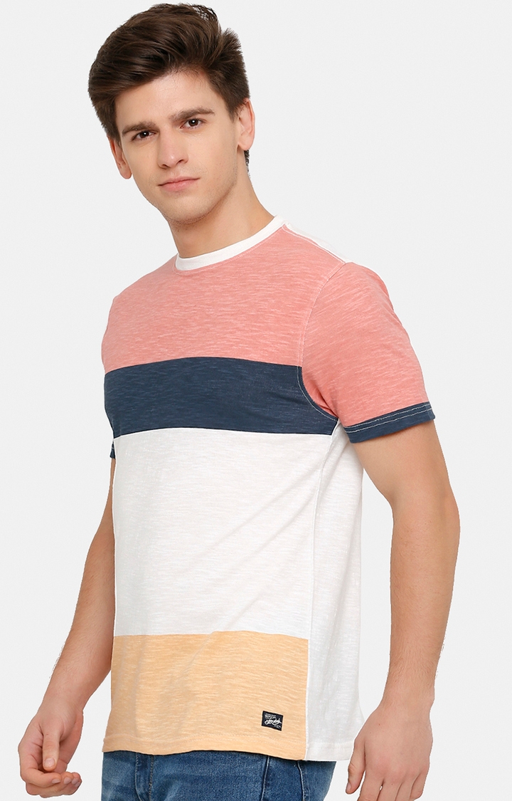 Steenbok | Pink Colourblock T-Shirts 2