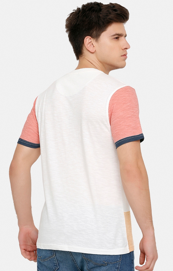 Steenbok | Pink Colourblock T-Shirts 3
