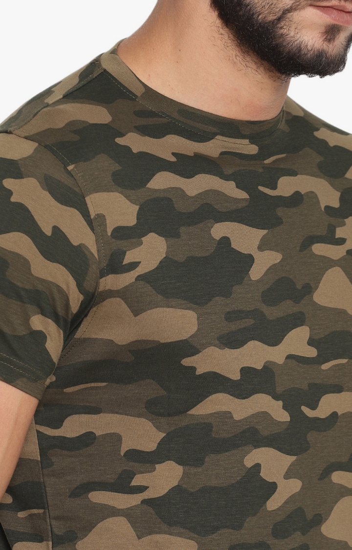 Steenbok | Green Printed T-Shirts 5