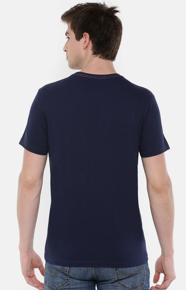 Steenbok | Navy Printed T-Shirts 3