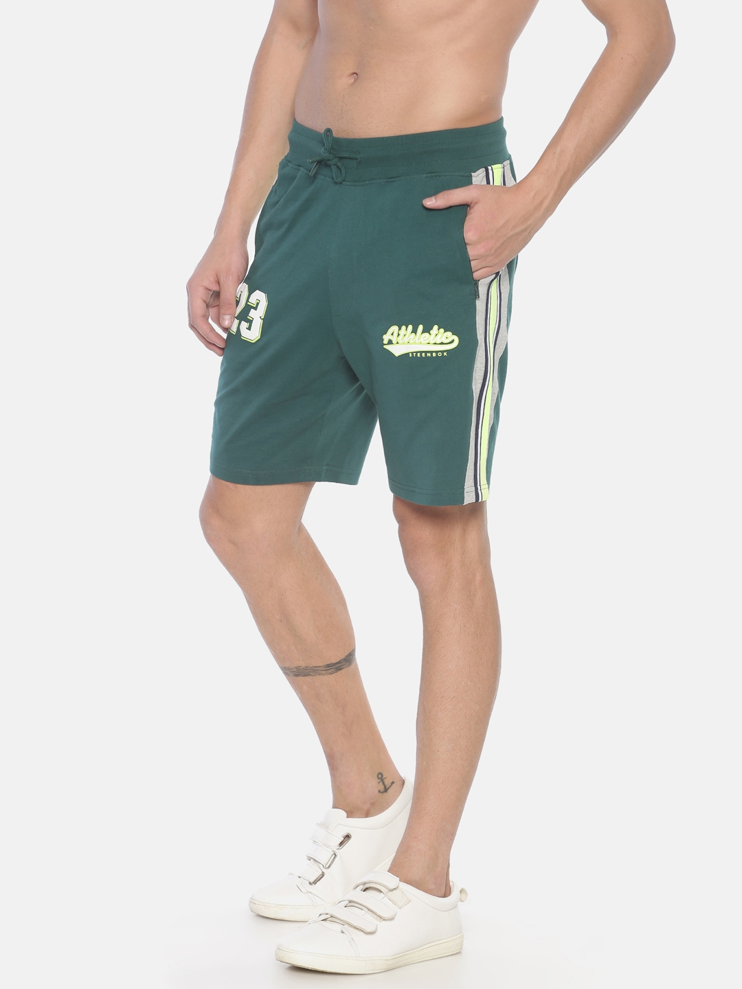 Steenbok | Steenbok Men's Dark Green Shorts 1