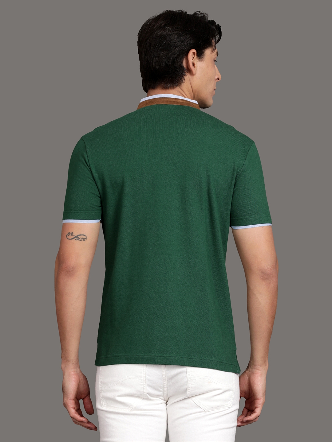 Long sleeve Polo shirt With pocket technical fashion flat sketch vector  Illustration Mock up template front and Back views isolated on white  Background. 8554287 Vector Art at Vecteezy