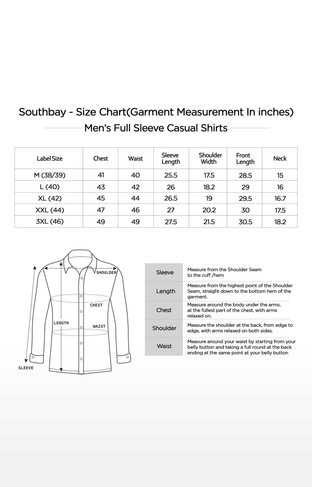 Southbay Men's Beige Casual Denim Shirt