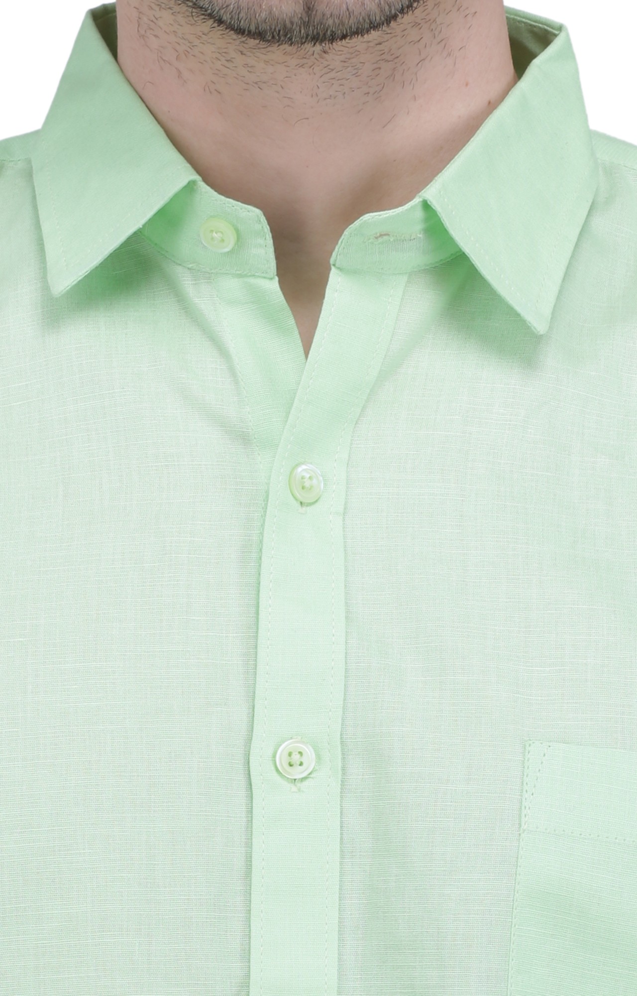 Southbay Men's Black Half Sleeve Linen Cotton Formal Shirt- SBCLHS243