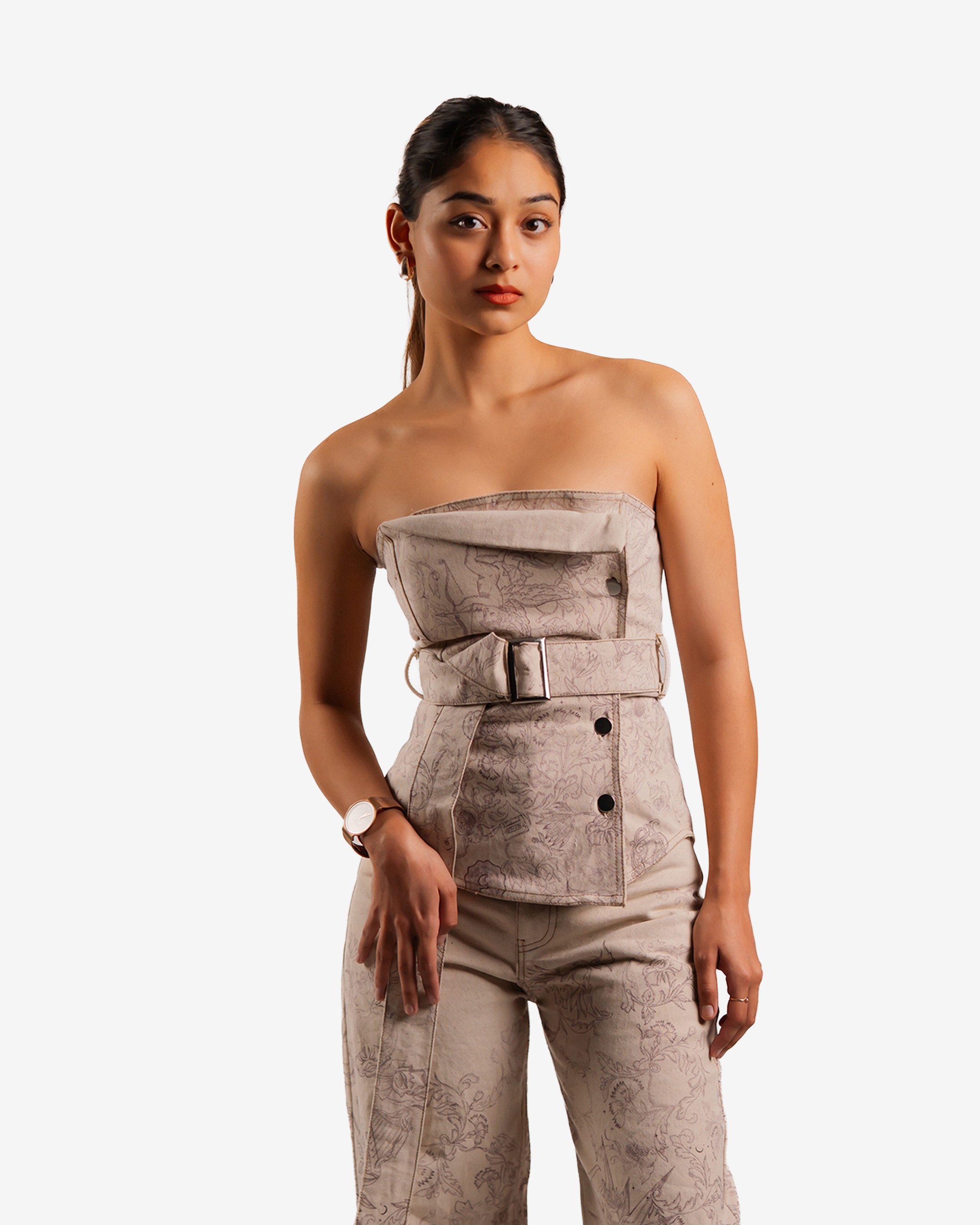 The Sketchbook Corset Top