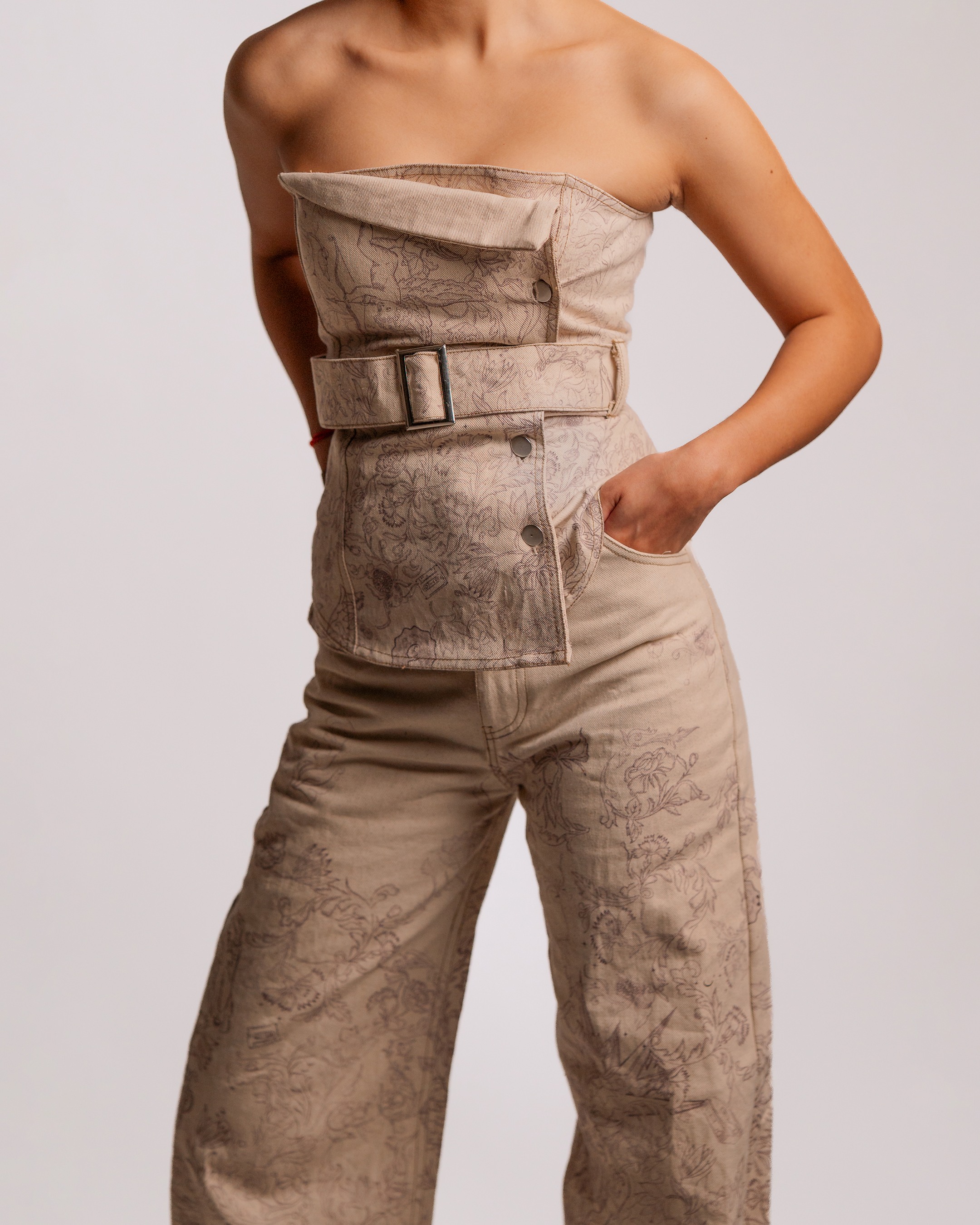 The Sketchbook Corset Top