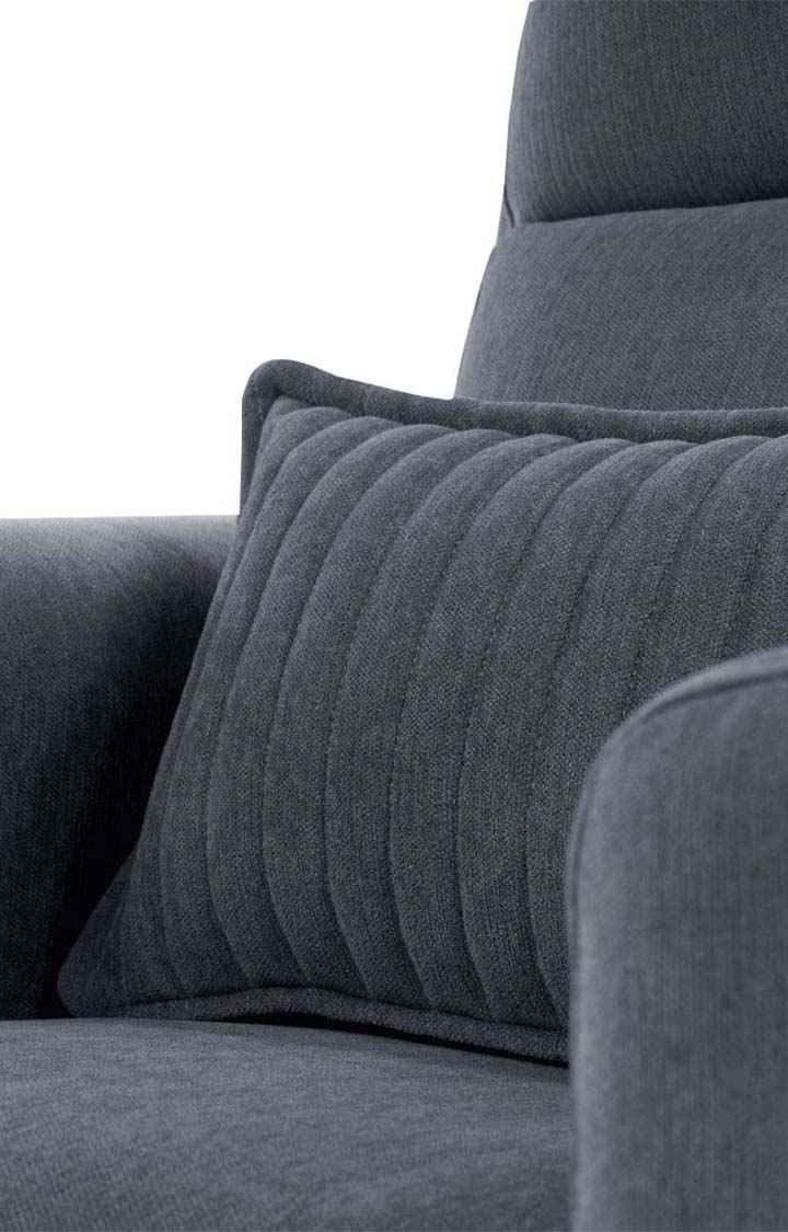 neudot Eazy Boy Single Seater Fabric Recliner - Graphite Grey