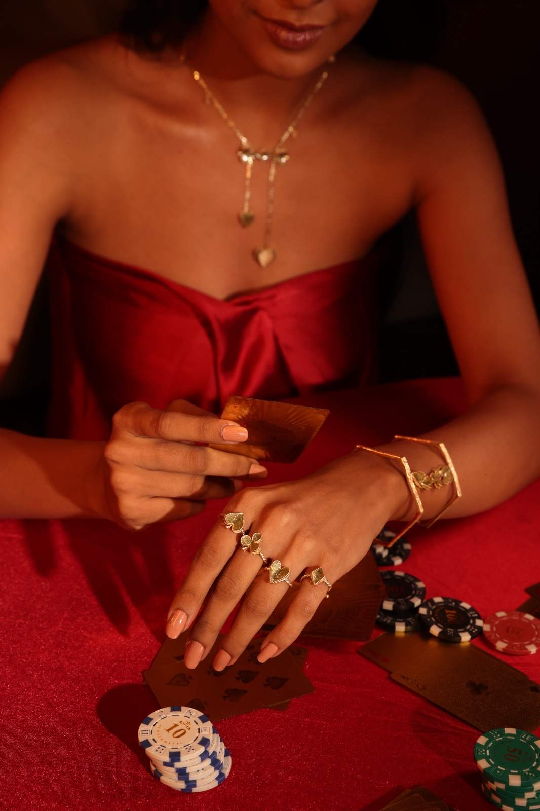 Bedecked Gold Diamond Ring